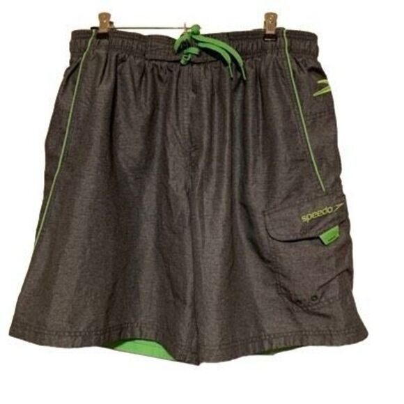Speedo Size Large Gray Board Shorts - Picture 1 of 4
